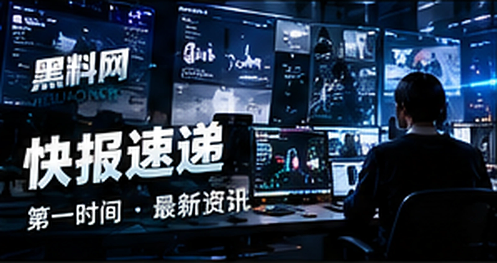 快报速递概念视觉